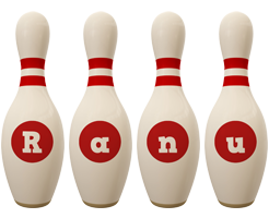 Ranu bowling-pin logo