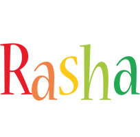 Rasha birthday logo
