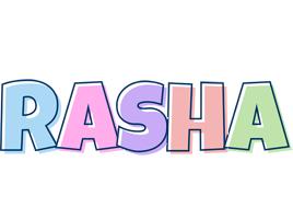 Rasha pastel logo