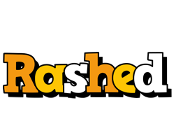 Rashed cartoon logo