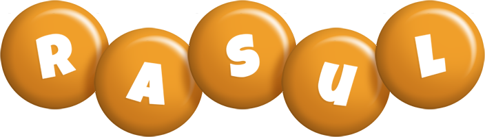 Rasul candy-orange logo