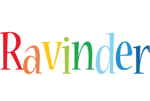 Ravinder birthday logo