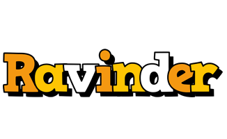 Ravinder cartoon logo