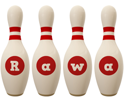 Rawa bowling-pin logo