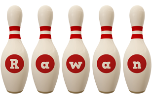 Rawan bowling-pin logo