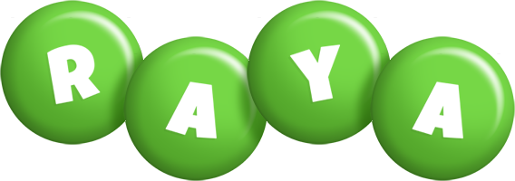 Raya candy-green logo