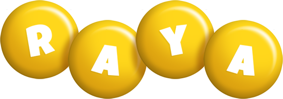 Raya candy-yellow logo