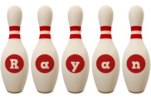 Rayan bowling-pin logo