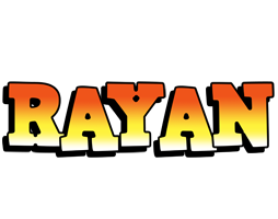 Rayan sunset logo