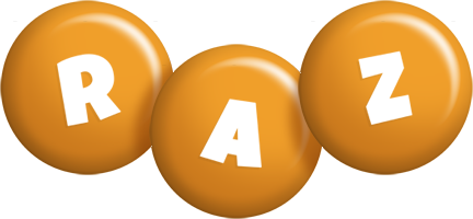 Raz candy-orange logo