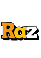 Raz cartoon logo