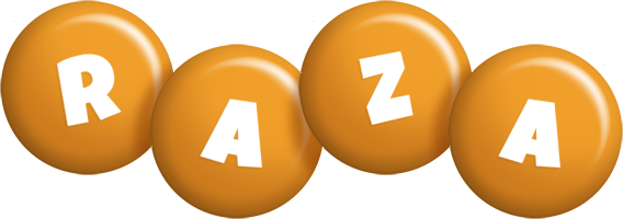 Raza candy-orange logo