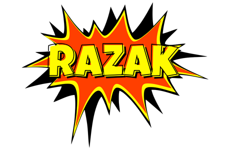 Razak bazinga logo