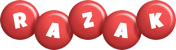 Razak candy-red logo