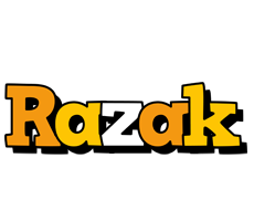 Razak cartoon logo