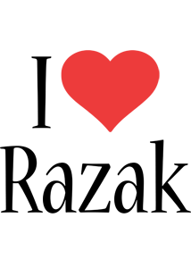 Razak i-love logo