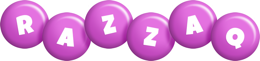 Razzaq candy-purple logo