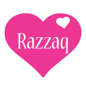 Razzaq love-heart logo