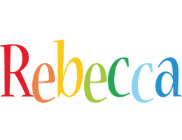 Rebecca birthday logo