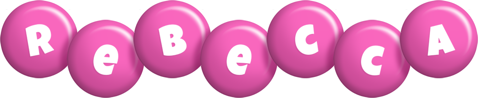 Rebecca candy-pink logo