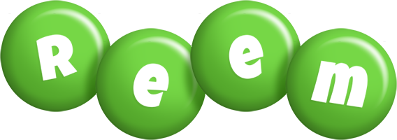 Reem candy-green logo