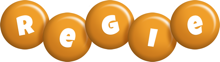 Regie candy-orange logo