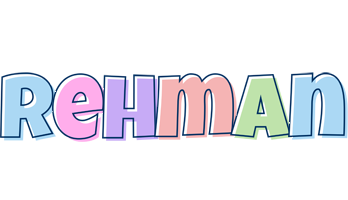 Rehman pastel logo