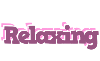 RELAXING logo effect. Colorful text effects in various flavors. Customize your own text here: http://www.textGiraffe.com/logos/relaxing/