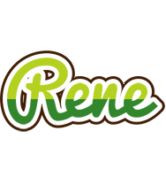 Rene golfing logo