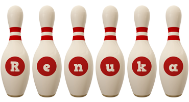 Renuka bowling-pin logo
