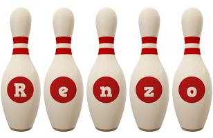 Renzo bowling-pin logo