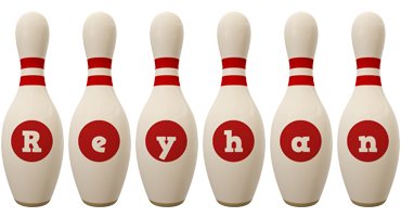 Reyhan bowling-pin logo