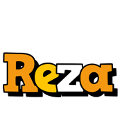 Reza cartoon logo