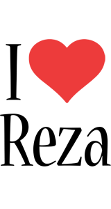 Reza i-love logo