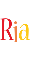 Ria birthday logo