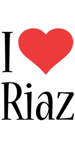 Riaz i-love logo