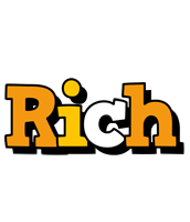 Rich cartoon logo