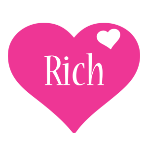 Rich love-heart logo