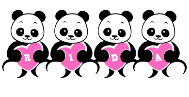 Rida love-panda logo