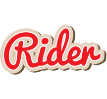 Rider chocolate logo