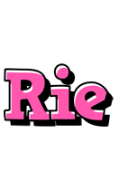 Rie girlish logo