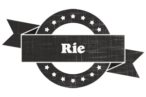 Rie grunge logo