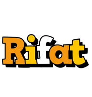 Rifat cartoon logo