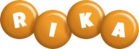 Rika candy-orange logo