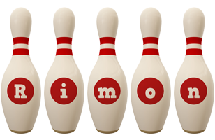 Rimon bowling-pin logo