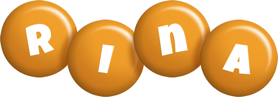 Rina candy-orange logo