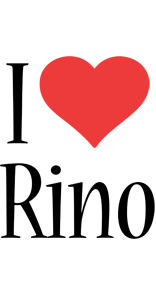 Rino i-love logo