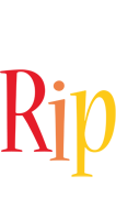 Rip birthday logo