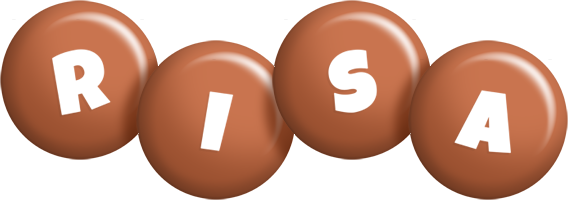 Risa candy-brown logo