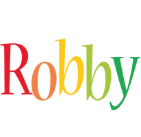 Robby birthday logo